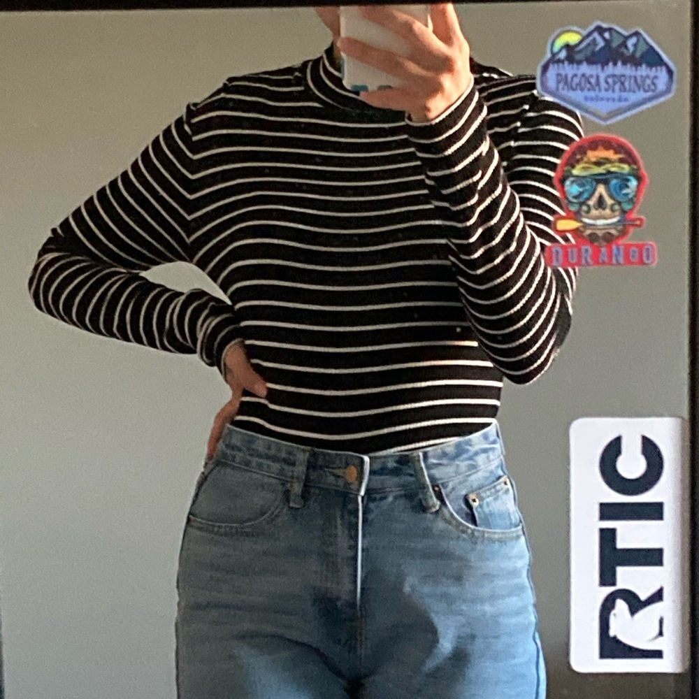 Striped bodysuit